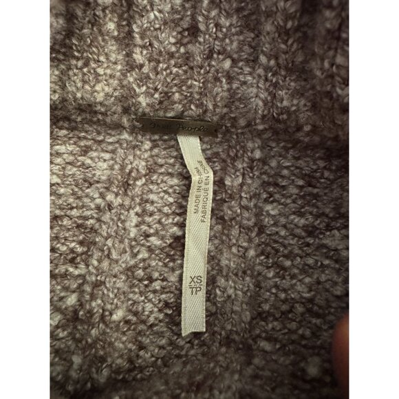 Free People Snow Bird Pullover Sweater Purple Mauve Wide Sleeve Cropped Size‎ XS - Picture 11 of 12
